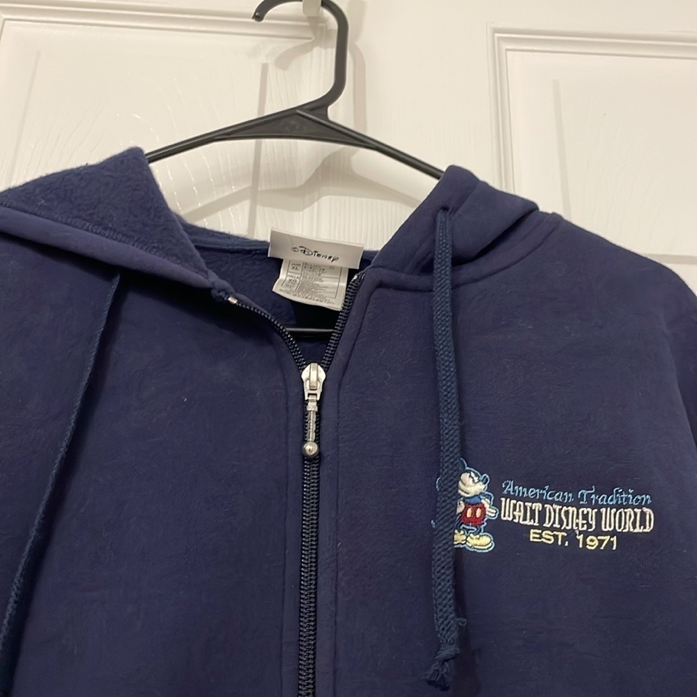 Walt Disney World American Tradition fleece hoodie in size xlg - Picture 5 of 7